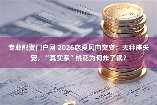 专业配资门户网 2026恋爱风向突变：天秤座失宠，“真实系”桃花为何炸了锅？